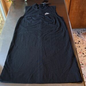 Nike Black Sleeveless Dress with Logo
